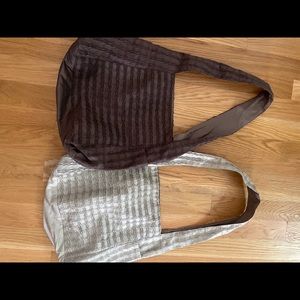 2 Eileen Fisher fabric small Hobo